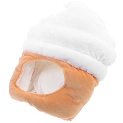 Zerodeko Eiscreme Kostümhut aus Plüsch Lustiger Partyhut für Fotorequisiten für Festivals und Feiern Süßes und Komfortables Headwear Accessoire Zerodeko Eiscreme Kostümhut aus Plüsch Lustiger Partyhut für Fotorequisiten für Festivals und Feiern Süßes und Komfortables Headwear Accessoire von Zerodeko
