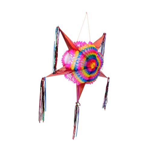 Zerodeko Faltbare Fünfzackige Pinata für Festivals und Partys Bunte Papier Dekoration für Kindergeburtstage und Feierlichkeiten zum Befüllen Zerodeko Faltbare Fünfzackige Pinata für Festivals und Partys Bunte Papier Dekoration für Kindergeburtstage und Feierlichkeiten zum Befüllen von Zerodeko