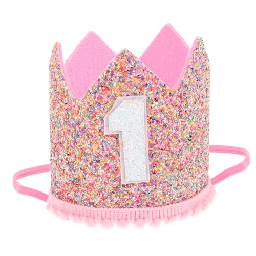 Zerodeko Geburtstagshut Krone Jahr DIY Glitzer Partyhut für Mädchen Jungen Festlich und Kinderparty Dekoration Zerodeko Geburtstagshut Krone Jahr DIY Glitzer Partyhut für Mädchen Jungen Festlich und Kinderparty Dekoration von Zerodeko