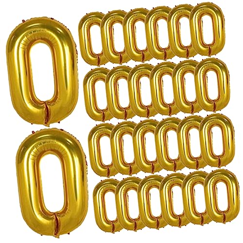 Zerodeko Goldkettenballons Folienballons Für Retro Party Dekoration Hochzeiten Und Geburtstagsfeiern Vielseitig Einsetzbar Und Einfach Zu Kombinieren von Zerodeko