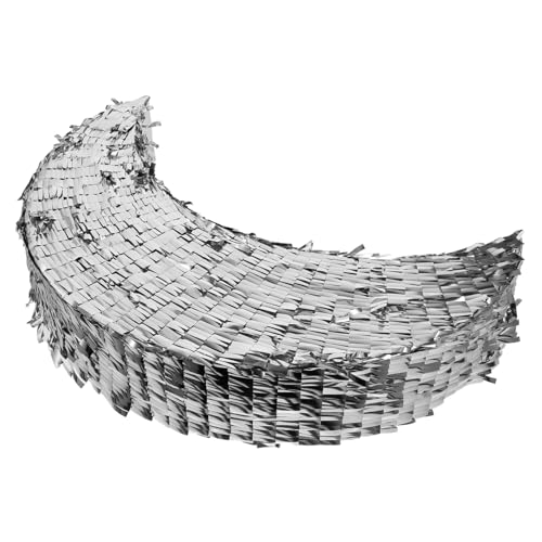 Zerodeko Große Silberne Mond Piñata zur Dekoration für Geburtstagsfeiern Hochzeiten und Feste Wiederverwendbar und Sicher Spaßspielzeug für Unvergessliche Zerodeko Große Silberne Mond Piñata zur Dekoration für Geburtstagsfeiern Hochzeiten und Feste Wiederverwendbar und Sicher Spaßspielzeug für Unvergessliche von Zerodeko