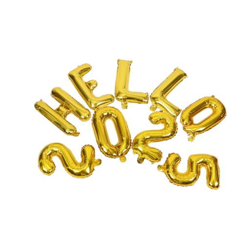 Zerodeko Modellierballons Hello Von 6 Goldenen Folienballons Für Neujahrsfeiern Dekorative Luftballons Für Silvesterpartys Und Feierlichkeiten Ideal Für Neujahrsparty Zubehör Stehende Luftballons Zerodeko Modellierballons Hello Von 6 Goldenen Folienballons Für Neujahrsfeiern Dekorative Luftballons Für Silvesterpartys Und Feierlichkeiten Ideal Für Neujahrsparty Zubehör Stehende Luftballons von Zerodeko