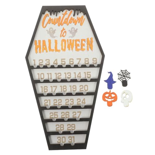 Zerodeko Halloween Countdown Kalender aus Holz Sarg Form Verstellbarer Zahlen Adventskalender Langlebige Halloween Deko für Zuhause und Büro Wiederverwendbar Stabile Tischdekoration Zerodeko Halloween Countdown Kalender aus Holz Sarg Form Verstellbarer Zahlen Adventskalender Langlebige Halloween Deko für Zuhause und Büro Wiederverwendbar Stabile Tischdekoration von Zerodeko