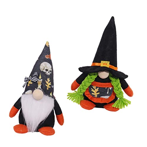 Zerodeko Halloween GNOME Puppen Für Party 2 Stücke Plüsch GNOME Decor Halloween Tafelaufsatz Zerodeko Halloween GNOME Puppen Für Party 2 Stücke Plüsch GNOME Decor Halloween Tafelaufsatz von Zerodeko