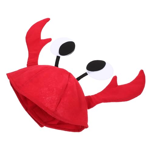 Zerodeko Krabbenhut Für Erwachsene Cosplay Rote Krabbenkappe Zum Verkleiden Lustiger Hut Für Party Karneval Zerodeko Krabbenhut Für Erwachsene Cosplay Rote Krabbenkappe Zum Verkleiden Lustiger Hut Für Party Karneval von Zerodeko