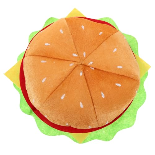 Zerodeko Hamburger Hut aus Cartoon Material Lustiger Partyhut für Erwachsene Tragbar und Bequem für Kostümpartys und Junggesellenabschiede Zerodeko Hamburger Hut aus Cartoon Material Lustiger Partyhut für Erwachsene Tragbar und Bequem für Kostümpartys und Junggesellenabschiede von Zerodeko