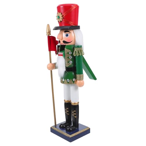 Zerodeko Handbemalte Holzfigur Eines Nussknackers Tischornamente für Festliche Anlässe und Zerodeko Handbemalte Holzfigur Eines Nussknackers Tischornamente für Festliche Anlässe und von Zerodeko