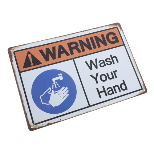 Zerodeko Handwaschschild Feuer Aufkleber Bitte waschen Sie Ihre Hände Bitte bitte Feuerlöscher für Boote Handschilder Schilder aufgestellt Schild „Nur Handwäsche“ Vorsichtsband Eisen Zerodeko Handwaschschild Feuer Aufkleber Bitte waschen Sie Ihre Hände Bitte bitte Feuerlöscher für Boote Handschilder Schilder aufgestellt Schild „Nur Handwäsche“ Vorsichtsband Eisen von Zerodeko