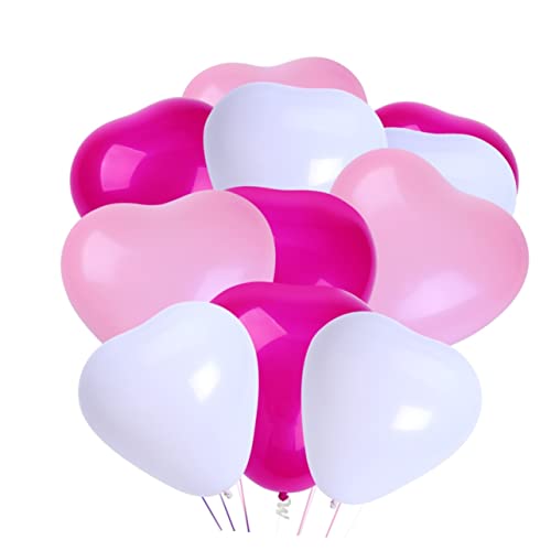 Zerodeko Herz Latex Ballons Weiß Rosa Und Rosarot Kreative Partydekoration Für Hochzeiten Geburtstagsfeiern Und Romantische Anlässe Zerodeko Herz Latex Ballons Weiß Rosa Und Rosarot Kreative Partydekoration Für Hochzeiten Geburtstagsfeiern Und Romantische Anlässe von Zerodeko