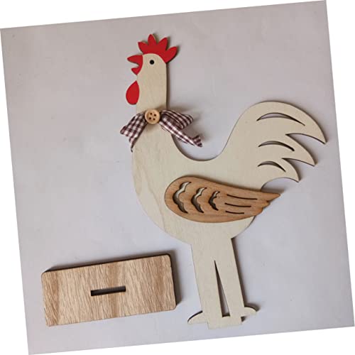 Zerodeko Holz Küken Osterdeko Desktop Figur aus Holz Handgefertigtes für Schreibtisch und Kreative Hühner Dekoration für Osterparty und Frühlingsfest Rooster Stil Zerodeko Holz Küken Osterdeko Desktop Figur aus Holz Handgefertigtes für Schreibtisch und Kreative Hühner Dekoration für Osterparty und Frühlingsfest Rooster Stil von Zerodeko