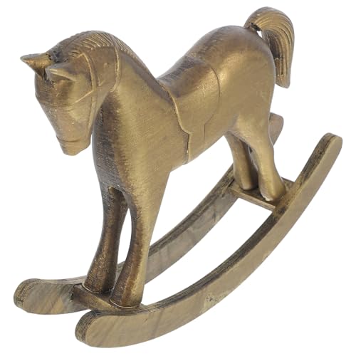Zerodeko Holzpferdefigur: Realistische Spielzeug-Schaukelpferdfigur, Tischdekoration – Tierstatue aus Holz für die Dekoration des Regals im Homeoffice Zerodeko Holzpferdefigur: Realistische Spielzeug-Schaukelpferdfigur, Tischdekoration – Tierstatue aus Holz für die Dekoration des Regals im Homeoffice von Zerodeko