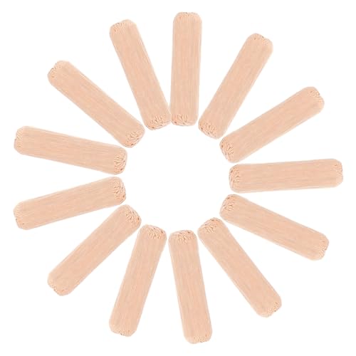 Zerodeko Holzsteck -möbelanschlussteile Holzbearbeitung Dübel Zum Basteln Holzdübel Dübelstift Für Holzhandwerk Dübelsticks Basteldübel Kleine Dübel Basteln Handwerksdübel Holzstangen von Zerodeko