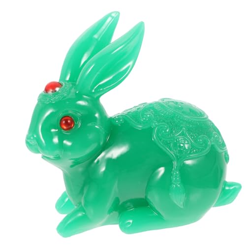 Zerodeko Jade-Kaninchen-Ornament Plüsch Kuchen Heu Niedlich Hase Animal Figures Ostern Ostergeschenk für Friends Kaninchenfiguren Partydekoration Harz Green Zerodeko Jade-Kaninchen-Ornament Plüsch Kuchen Heu Niedlich Hase Animal Figures Ostern Ostergeschenk für Friends Kaninchenfiguren Partydekoration Harz Green von Zerodeko