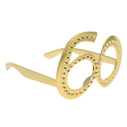 Zerodeko Jubiläums Partybrille aus Stabilem Abs mit Goldener Zahlenform Einzigartige Geburtstags Spaßbrille für Foto Requisiten Komfortabel Sichere Kanten Auffälliges Design Zerodeko Jubiläums Partybrille aus Stabilem Abs mit Goldener Zahlenform Einzigartige Geburtstags Spaßbrille für Foto Requisiten Komfortabel Sichere Kanten Auffälliges Design von Zerodeko