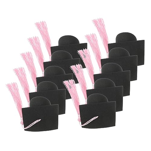 Zerodeko Kleines von Abschluss Kuchen Dekorationen Mini Doktorhut Tortenaufsätze für Graduation Partys Dekoration für Kuchen und Cupcakes von Zerodeko
