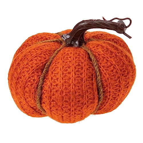 Zerodeko Knit Pumpkin Ornament für Erntedankfest Halloween Dekorative Simulation Kürbis Deko für Zuhause Kreative und Farbenfrohe Tischdekoration Robust und Charmant für Festliche Anlässe Zerodeko Knit Pumpkin Ornament für Erntedankfest Halloween Dekorative Simulation Kürbis Deko für Zuhause Kreative und Farbenfrohe Tischdekoration Robust und Charmant für Festliche Anlässe von Zerodeko