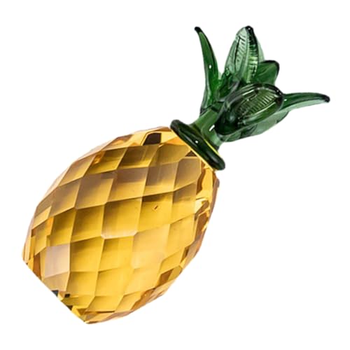 Zerodeko Kompakte Kristall Ananas Ornament Desktop Decor Ornamente Für Wohnzimmer von Zerodeko