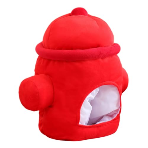 Zerodeko Lustiger Feuerwehrhydrant Cosplay Hut Weicher Bequemer Kostüm Kopfschmuck Für Karneval Party Fotorequisit Und Themenfeier von Zerodeko