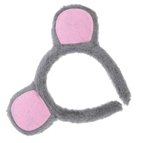 Zerodeko Mäuseohren Haarreif Flauschig Bequem Vielseitig für Kostümpartys Themenfeiern und Cosplay Damen Zubehör von Zerodeko
