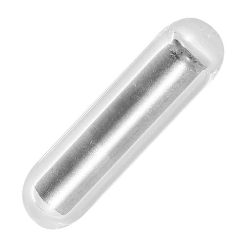 Zerodeko Magnetrührer Aufsehen Rühren runden Stöcke Labor-Magnetrührstab Mixer-Rührstab Magnetrührstab für das Labor Labor-Rührstab Glas Silver Wiederverwendbar von Zerodeko