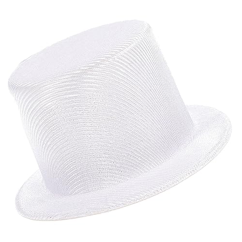 Zerodeko Miniatur Schneemann Hut Weiß Handgemacht Kleine Party Deko Hut DIY Puppen Zubehör Bastelbedarf von Zerodeko