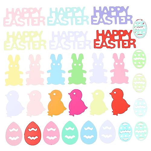 Zerodeko Packungen Osterparty Konfetti aus Stabilem PVC Wiederverwendbare Hasen Küken und Ei Motive Bunte Tischdeko für DIY Einladungen und Geschenkverpackungen Fröhliche Zerodeko Packungen Osterparty Konfetti aus Stabilem PVC Wiederverwendbare Hasen Küken und Ei Motive Bunte Tischdeko für DIY Einladungen und Geschenkverpackungen Fröhliche von Zerodeko