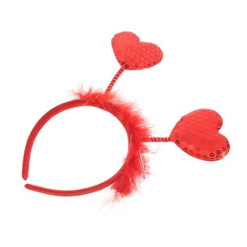 Zerodeko Pailletten-herz-stirnband, Glitzerndes Liebes-haarband, Valentinstag-haar-accessoires, Amor-kostüm-kopfbedeckung Für Hochzeiten Und Tanzpartys Zerodeko Pailletten-herz-stirnband, Glitzerndes Liebes-haarband, Valentinstag-haar-accessoires, Amor-kostüm-kopfbedeckung Für Hochzeiten Und Tanzpartys von Zerodeko