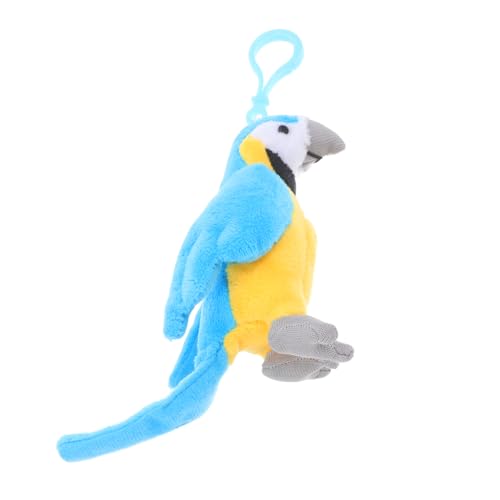 Zerodeko Papagei Plüsch Keychain Lifelike Vogel Gefüllte Schlüsselbeutel Hängen Charm Plüschgefüllte Tierdekoration Für Rucksäcke Weiche Und Entzückende Gefüllte Tieranhänger von Zerodeko