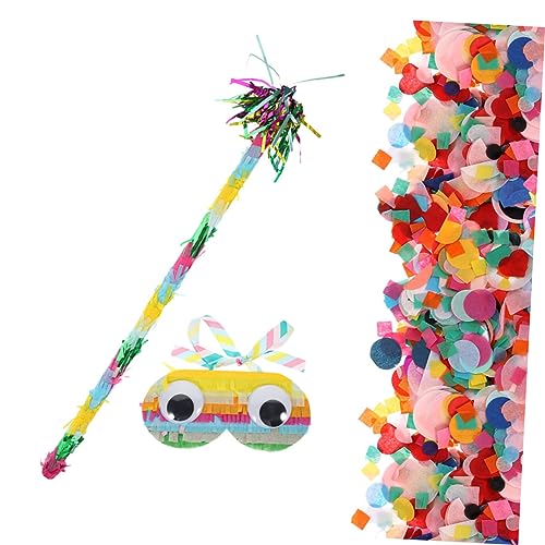 Zerodeko Pinata Party mit Augenbinde Leichtem Papierstab und Buntem Konfetti Lustiges Partyspiel Zubehör für Geburtstagsfeiern Karneval Halloween und Familienfeste Zerodeko Pinata Party mit Augenbinde Leichtem Papierstab und Buntem Konfetti Lustiges Partyspiel Zubehör für Geburtstagsfeiern Karneval Halloween und Familienfeste von Zerodeko
