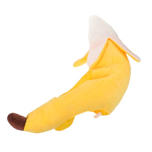Zerodeko Plüsch Bananenhut Leichte Weiche Kopfbedeckung Lustiges Party Kostüm Accessoire für Erwachsene Vielseitiger Foto-requisit Karneval Halloween Verkleidung von Zerodeko