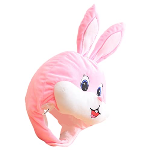 Zerodeko Plüsch Hasenohren Mütze aus Weichem Material Hautfreundlich und Langlebig Lustige Party Kopfbedeckung Witziges Cosplay Kostüm Zubehör für Erwachsene von Zerodeko