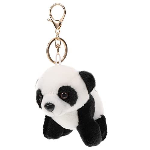 Zerodeko Plüsch Schlüsselanhänger Panda Geburtstag Plüschtiere Plüsch Schlüsselanhänger Winzige Stofftiere Stofftier Schlüsselanhänger Weich Hallo Gepolsterter Flauschiger Bär Einfacher von Zerodeko