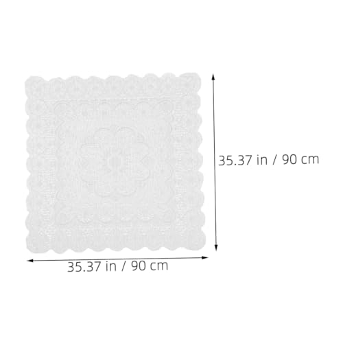 Zerodeko Quadratische Spitzen Staubschutzdecke Vielseitiger Küchengeräte Schutz Atmungsaktiv Waschbar Passend für Toaster Brotmaschine Mikrowelle Kühlschrank Eleganter Tischdeckenbezug Zerodeko Quadratische Spitzen Staubschutzdecke Vielseitiger Küchengeräte Schutz Atmungsaktiv Waschbar Passend für Toaster Brotmaschine Mikrowelle Kühlschrank Eleganter Tischdeckenbezug von Zerodeko
