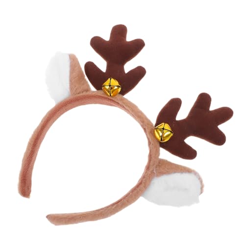 Zerodeko Rentier Geweih Stirnband Kinderflexibel Party Kopfschmuck mit Glocken für Halloween Karneval Tier Kostüm Zubehör Mädchen Jungen Zerodeko Rentier Geweih Stirnband Kinderflexibel Party Kopfschmuck mit Glocken für Halloween Karneval Tier Kostüm Zubehör Mädchen Jungen von Zerodeko