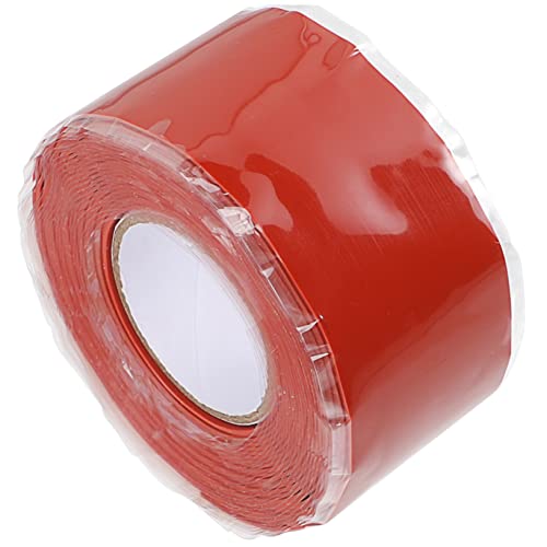 Zerodeko Reparaturgürtel für Wasserrohr -Lecks Versiegelung Butyl Klebeband versiegeln undicht wasserdichtes Klebeband Wassersicheres Band wasserdichtes Nahtband Silikon-Gummi rot von Zerodeko