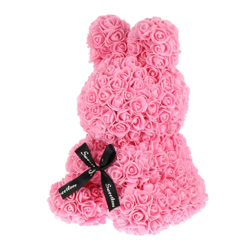 Zerodeko Rosenhase bürodeko büro Dekoration Cute Decor perrücke pink wohnzimmerdeko schicke Desktop-Verzierung Simulationsblume Plüsch Kaninchenmodell Rosenkaninchen-Dekoration Schaum Rosa Zerodeko Rosenhase bürodeko büro Dekoration Cute Decor perrücke pink wohnzimmerdeko schicke Desktop-Verzierung Simulationsblume Plüsch Kaninchenmodell Rosenkaninchen-Dekoration Schaum Rosa von Zerodeko