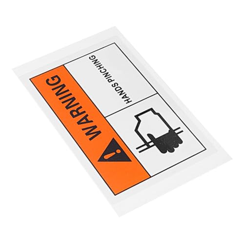 Zerodeko Sicherheitsaufkleber Vorsicht Handklemmen Wiederverwendbar Selbstklebend Warnschild für Zuhause Schule Büro und Industrie Ablösbar Sichtbare Englische Hinweise zur Zerodeko Sicherheitsaufkleber Vorsicht Handklemmen Wiederverwendbar Selbstklebend Warnschild für Zuhause Schule Büro und Industrie Ablösbar Sichtbare Englische Hinweise zur von Zerodeko