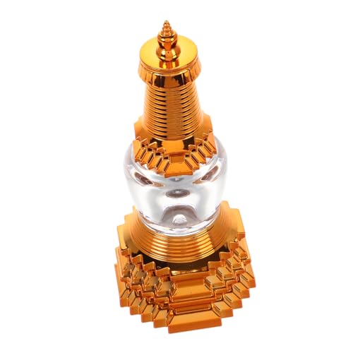 Zerodeko Stupa Metallornament Feng-Shui-pagodenstatue Schlafzimmerdekor Pagode-Modell Partydekor Tempeldekoration Opferturmstatue Pagodendekoration Pagode Aus Metall Golden Zinklegierung Zerodeko Stupa Metallornament Feng-Shui-pagodenstatue Schlafzimmerdekor Pagode-Modell Partydekor Tempeldekoration Opferturmstatue Pagodendekoration Pagode Aus Metall Golden Zinklegierung von Zerodeko