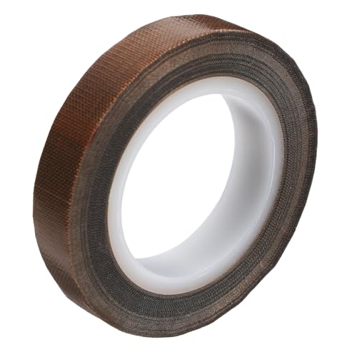 Zerodeko Teflonband hitzebeständiges klebeband wiederverwendbares klebeband ptfe dichtband Wärmeband Wärmeübertragungsband Hochtemperaturbeständiges Band PTFE-Band Glasfaser Light Brown Zerodeko Teflonband hitzebeständiges klebeband wiederverwendbares klebeband ptfe dichtband Wärmeband Wärmeübertragungsband Hochtemperaturbeständiges Band PTFE-Band Glasfaser Light Brown von Zerodeko