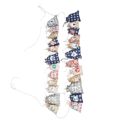 Zerodeko Teiliges Adventskalender Rustikalen Jutesäckchen mit Zahlen Wiederverwendbarem Kordelzug Kompakt für Süßigkeiten DIY Weihnachtscountdown-deko zum Aufhängen an Baum Wand Kamin Zerodeko Teiliges Adventskalender Rustikalen Jutesäckchen mit Zahlen Wiederverwendbarem Kordelzug Kompakt für Süßigkeiten DIY Weihnachtscountdown-deko zum Aufhängen an Baum Wand Kamin von Zerodeko