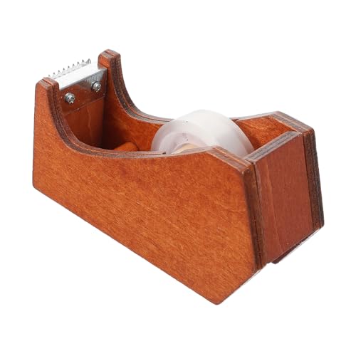 Zerodeko Tierformbandhalter Bandspender Verpackung USB Klebebandabroller für den Schreibtisch Büro-Klebebandhalter Klebebandhalter für den Schreibtisch Klebeband-Organizer Holz von Zerodeko