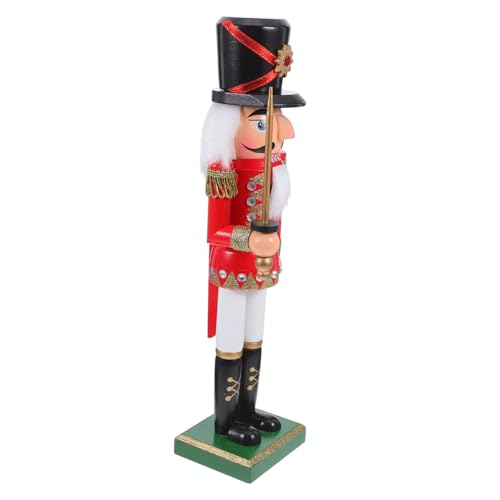 Zerodeko Traditionelle Weihnachtsfigur für Festliche Tischdekoration und Kamin Handgefertigte Holzfigur mit Detaillierter Bemalung für Weihnachtsfeiern und Fensterdekoration Zerodeko Traditionelle Weihnachtsfigur für Festliche Tischdekoration und Kamin Handgefertigte Holzfigur mit Detaillierter Bemalung für Weihnachtsfeiern und Fensterdekoration von Zerodeko
