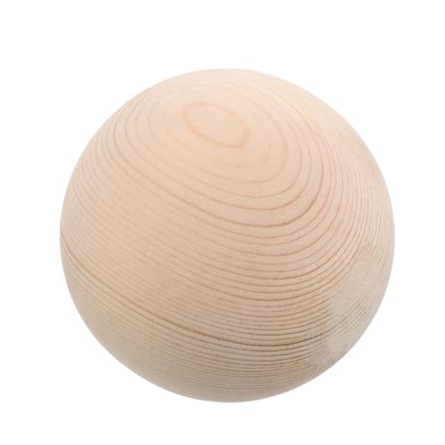Zerodeko Unbehandelte Runde Holzkugeln: Dekorative Kugelsäulenköpfe – Basteln, Kopfteilzubehör Für Tafelaufsätze, Schalen, Couchtisch, Hausdekoration von Zerodeko