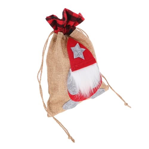 Zerodeko Weihnachtlicher Geschenkbeutel Wichtelmuster Wiederverwendbarer Kleiner Kordelzug Beutel für Süßigkeiten Geschenke Partydekoration Robust und Einfach zu Reinigen Rot Zerodeko Weihnachtlicher Geschenkbeutel Wichtelmuster Wiederverwendbarer Kleiner Kordelzug Beutel für Süßigkeiten Geschenke Partydekoration Robust und Einfach zu Reinigen Rot von Zerodeko