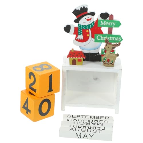 Zerodeko Weißer Holz Adventskalender Dekoration Winter Home Kalender Weihnachtsdekorationen Zerodeko Weißer Holz Adventskalender Dekoration Winter Home Kalender Weihnachtsdekorationen von Zerodeko
