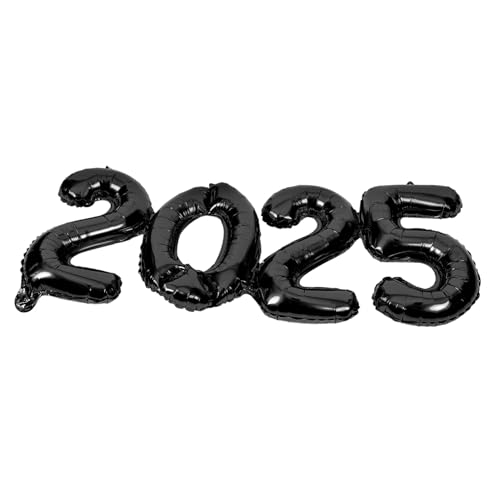 Zerodeko Zahlen Folienballons Schwarz Partydeko für Silvester Abschlussfeier Langlebig für Neujahrs und Festveranstaltungen Zerodeko Zahlen Folienballons Schwarz Partydeko für Silvester Abschlussfeier Langlebig für Neujahrs und Festveranstaltungen von Zerodeko