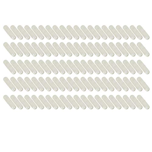 100pcs Halskette Verschluss, Plastikschraubenverbindung für Schmuck, Sichere Trennschnallen, Nähtaschen Kleidung Armbänder von Zerodis