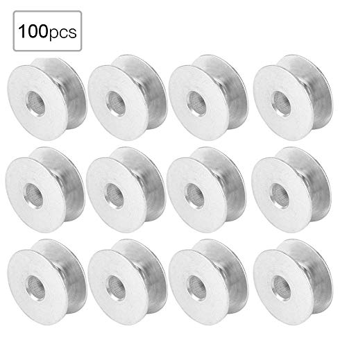 100pcs Nähmaschinen -Spulen, Premium -Aluminium Spulen für Universelle Flachnähmaschine, Einfach zu Bedienen, Exquisite Handwerkskunst, Kompakte Größe und Leichtgewicht, Zufriedenheit 100pcs Nähmaschinen -Spulen, Premium -Aluminium Spulen für Universelle Flachnähmaschine, Einfach zu Bedienen, Exquisite Handwerkskunst, Kompakte Größe und Leichtgewicht, Zufriedenheit von Zerodis