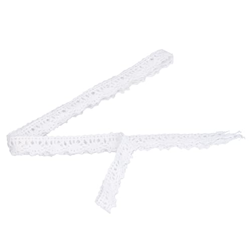 20 Yards Spitzenband, Baumwollfaden Vintage Häkelspitzenverkleidung, DIY -Geschenkdekoration Nähen Handwerk für Hochzeitsfeier 20 Yards Spitzenband, Baumwollfaden Vintage Häkelspitzenverkleidung, DIY -Geschenkdekoration Nähen Handwerk für Hochzeitsfeier von Zerodis