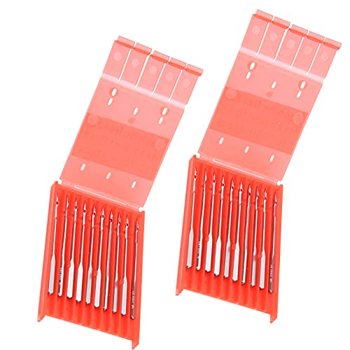 20 Zählen der Nähmaschinennadel mit Geringer Größe, Premiummaterial für Nähliebhaber mit Aufbewahrungsbox für Schneider (Nm110/18) von Zerodis